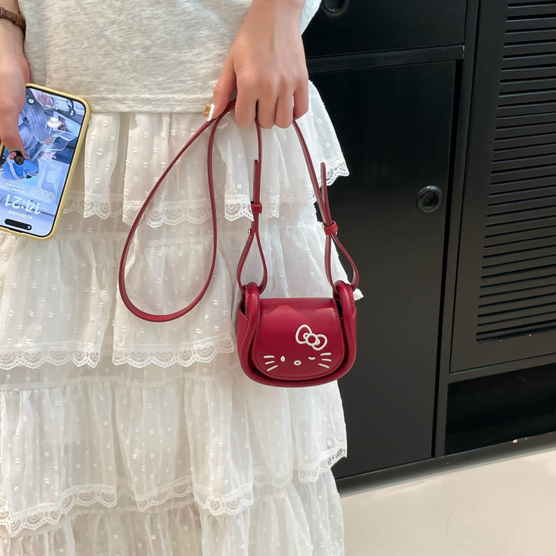 新款韩版可爱猫咪迷你女儿童单肩斜挎亲子款小女孩包包女包批发|undefined
