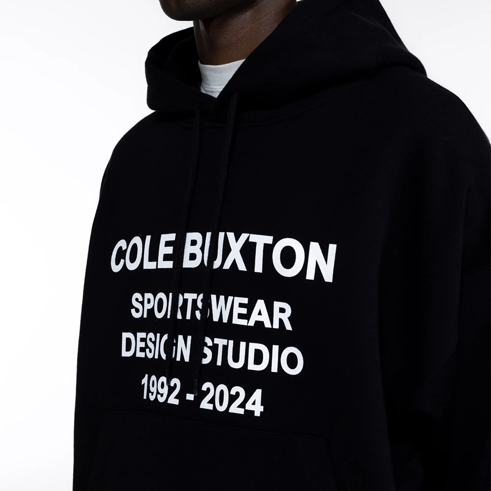 Cole Buxton eslogan letras logotipo impresa chaqueta con sombrero hombre y mujer suelta camisa con sombrero casual