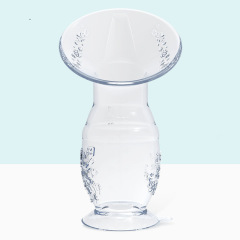 新しい吸盤付きミルク収集器全シリカゲル手動ミルク吸引器母乳収集器漏れミルク搾乳器