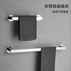 Cross-border 304 stainless steel bathroom hooks, bathroom towel rack without drilling, hotel engineering bath towel rack, storage rack