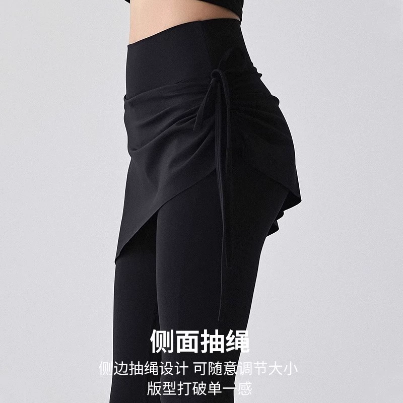 Megaphone, leggings, trousers, set, curtain, sports overall for gym for training, high waist