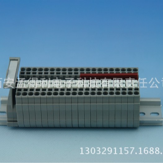 上海雷普弹簧端子一进双出端板D-JST2.5-TW端子附件 品牌授权代理