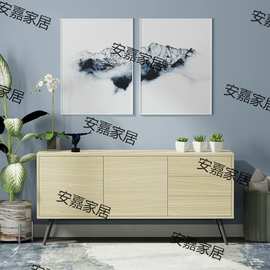 小户跨境储入户矮柜北欧电视家具户型靠墙电视柜板式靠墙客厅物小