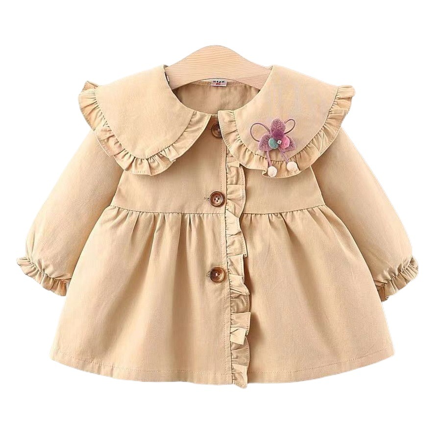 A428 ropa para niños al por mayor ropa de primavera y otoño para niñas abrigo nuevo estilo occidental para niños cazadora abrigo para niños entrega