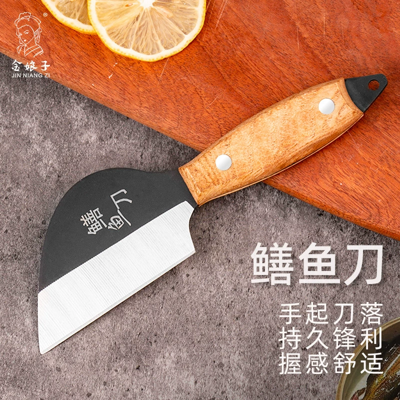 Заводской источник деревянная ручка нож для барракуды нож быстрого реза полный сталь убивает сома сигаретный нож оптом