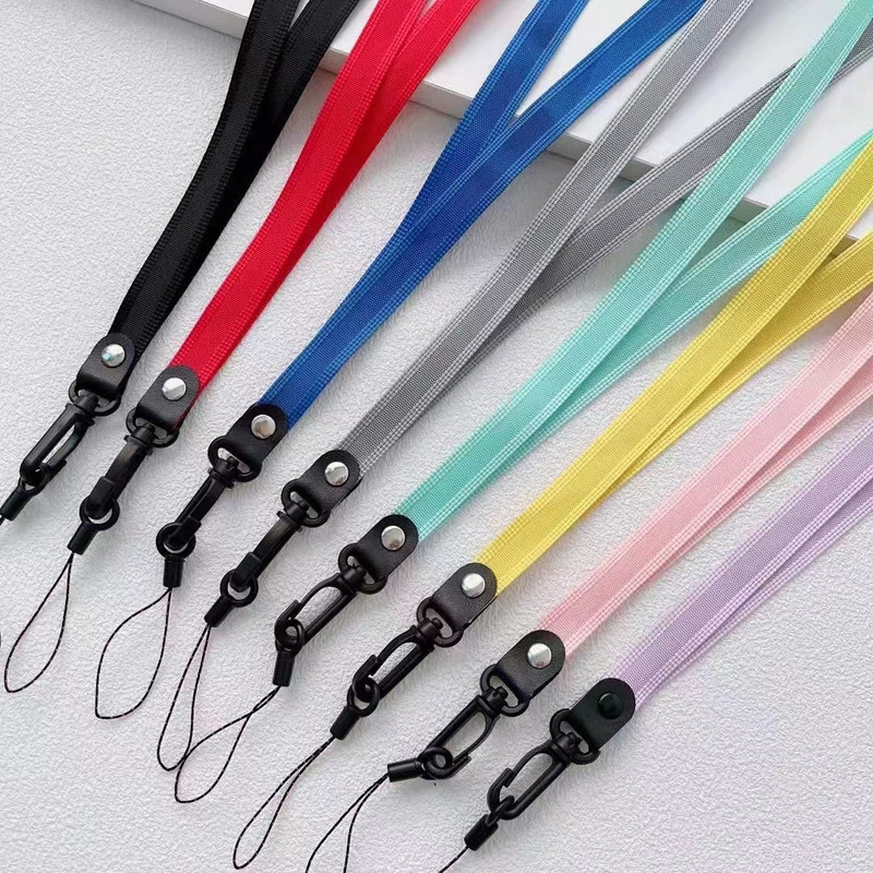 Mobile phone woven lanyard color keychain U disk certificate brand plastic cartoon neck thin rope pendant wholesale Mobile phone woven lanyard color keychain U disk certificate brand plastic cartoon neck thin rope pendant wholesale