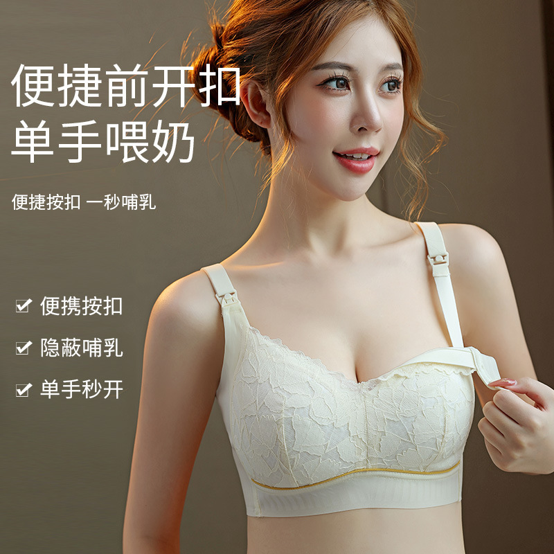 Maternity Nursing Bra for Pregnant Women, Comfortable, Supportive, Anti-Sagging, Postpartum Breastfeeding Bra, Thin Style