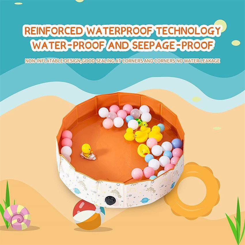 Pet Pool Pool Dogs Pool Бассейн Кошка Песчаная тарелка для ванной Складной бассейн