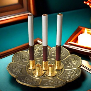 Xianjia Cigarette Inserter Cigarette Insertion Supplies Cigarette Insertion Cigarette Crane Incense Stove Top Incense Household Incense Disc Incense Stent Line Incense Base Stent