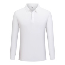 2025秋冬男士时尚色翻领修身休闲跨境外贸长袖简约新品POLO衫厂家