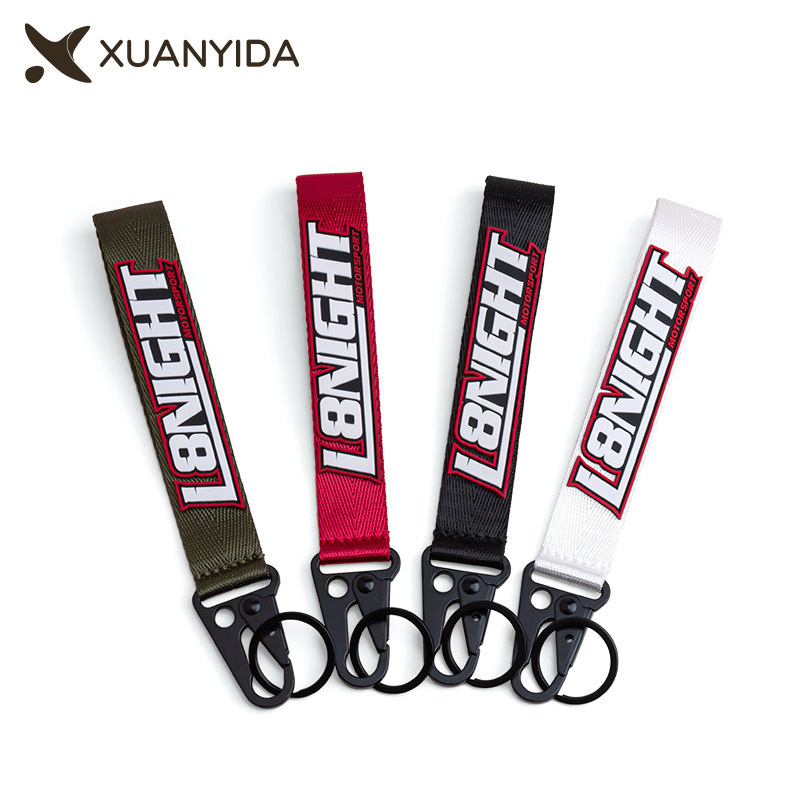 Custom silicone key chain JDM modified culture cloth key ring motorcycle chickenmouth key