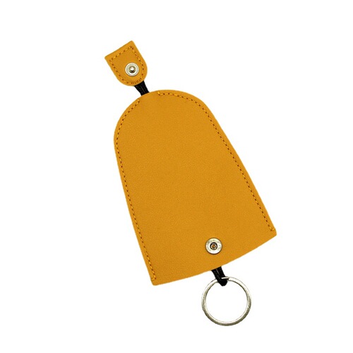 Car key chain leather sleeve pull-out key pouch home lock key organizer car key chain protective cover