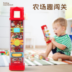 蒙氏宝宝因果关系玩具早教益智开关机关玩具农场闯关玩具