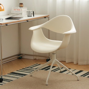 Nordic Designer Dining Chair Home Sedentary Small Apartment Rotatable Office Chair Modern Simple Ergonomic Chair
