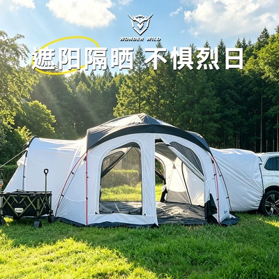 Avtomobil dam çadırları with large space, breathable and