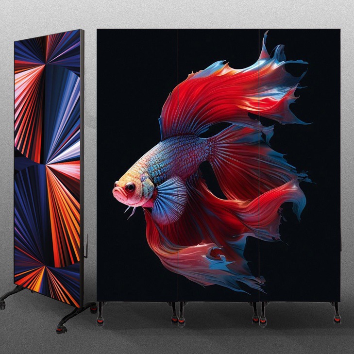 Pantalla de la máquina de publicidad LED vertical, reproducción de video en red, pantalla de publicidad LED todo en uno de alta definición