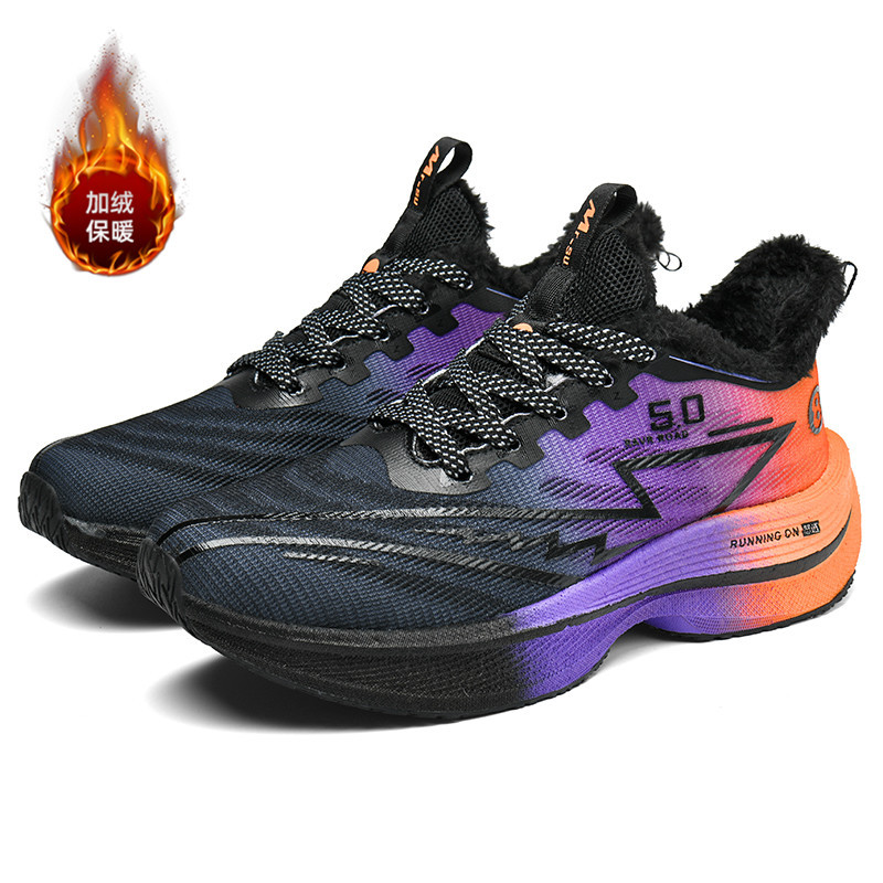 Nuevas zapatillas deportivas en otoño de 2024, zapatillas de correr para parejas, palomitas de maíz, zapatillas de correr explosivas y Deportes y ocio en el interior de la peluche