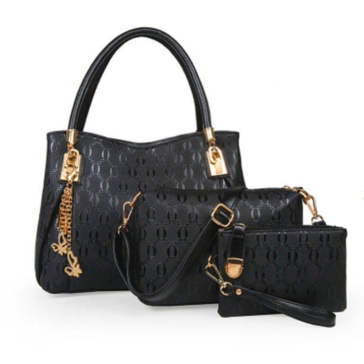 European and American mother-and-child bags, single-shoulder bags, crossbody bags, handbags, three-piece sets, women's bags, trendy cross-border one-piece delivery worldwide undefined