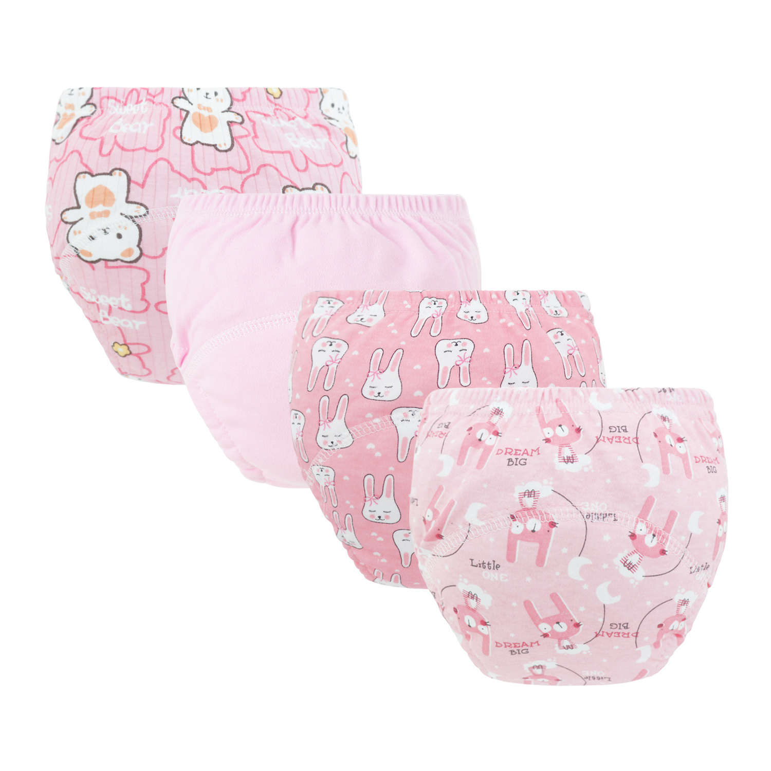 Calzón de Entrenamiento Lavable para Bebé de Algodón Puro Reutilizable para Bebés y Niños Pequeños image 41