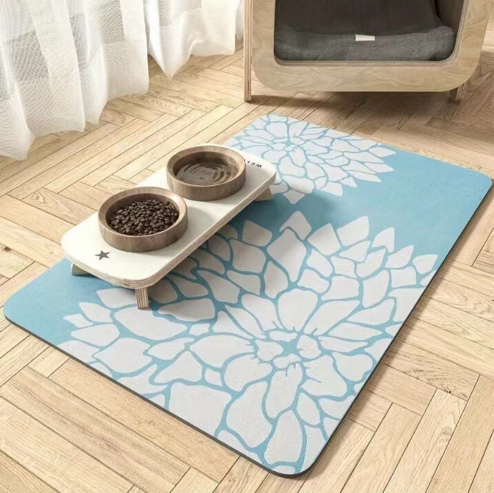 亚马逊Temu狗狗垫贴标代发猫狗专用加厚硅藻泥吸水防溅尿进食餐垫|undefined