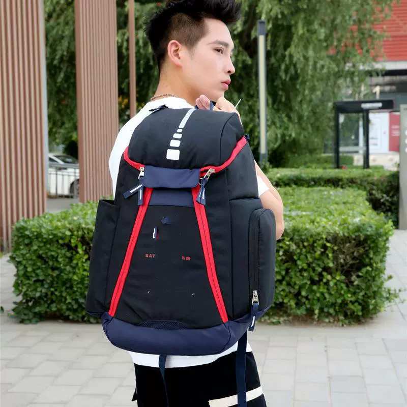 Capacious water repellent backpack for gym for training for students for traveling
