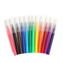 可水洗12色喷绘水彩笔儿童彩色手绘彩色画笔学生画画喷图笔套装