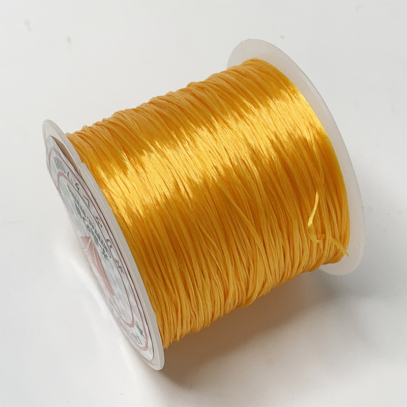 Cordón de pulsera de alta calidad de alambre plano elástico, cordón de cuentas resistente al desgaste, cordón de juego de alta elasticidad, cordón especial para pulsera