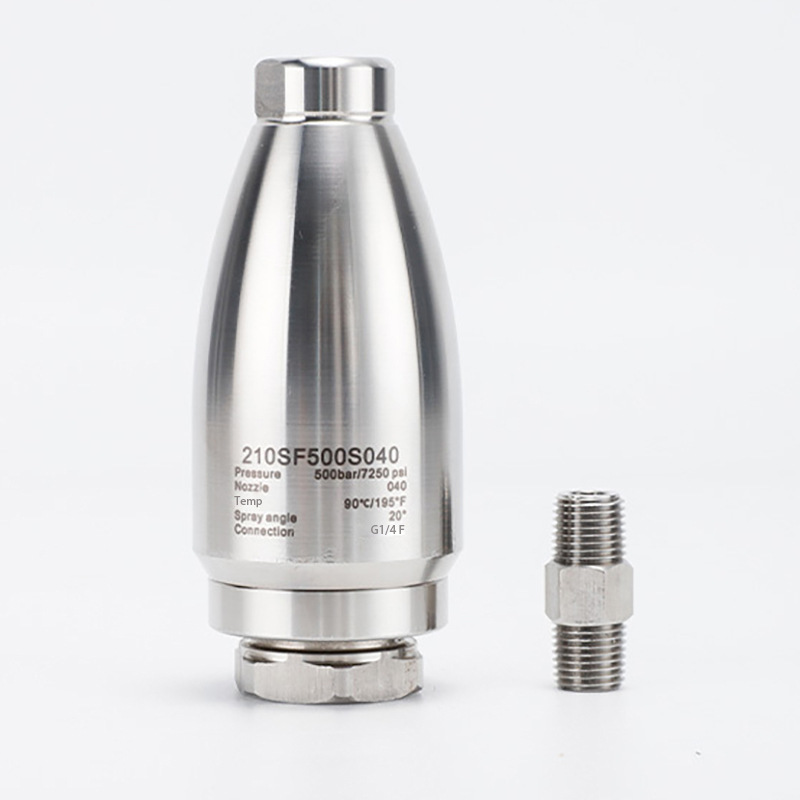 高压清洗机不锈钢重型莲花喷头1/4“
