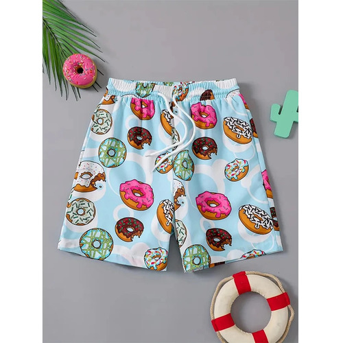 AliExpress Amazon 2025 Casual Versatile High-Quality Printed Children's Casual Shorts