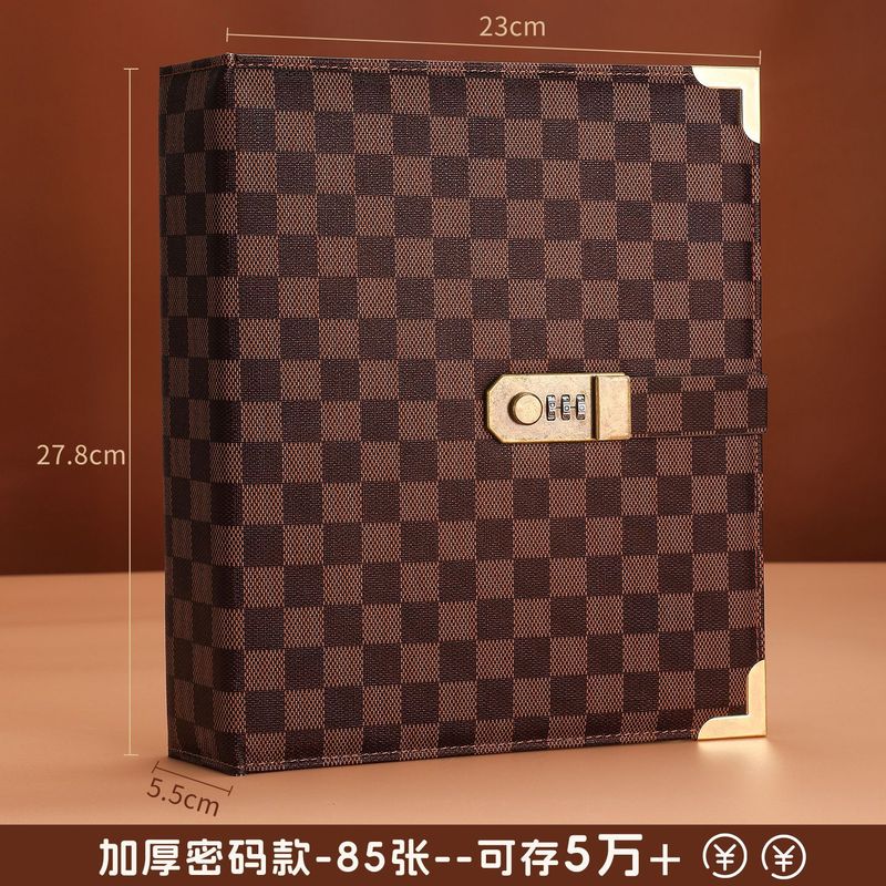 新款10万5万存钱本现金收纳册轻奢钱币纪念币收藏册压岁钱攒钱本|undefined
