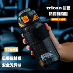 運動男孩杯子耐高溫夏季小學生上學專用便攜防摔tritan塑料水杯