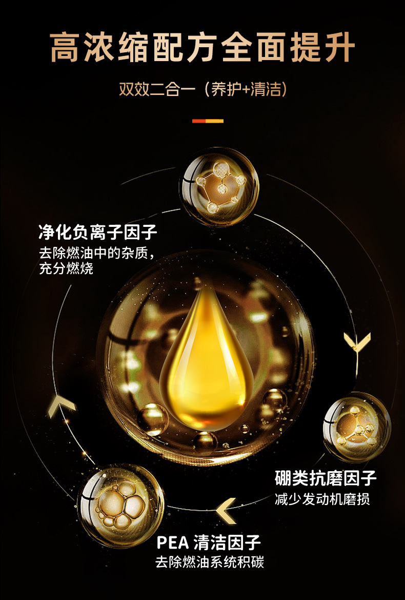 2-in-1 Fuel Additive for Vehicles: Engine Carbon Deposit Remover, Catalytic Converter Cleaner, PEA Liquid Gasoline Additive