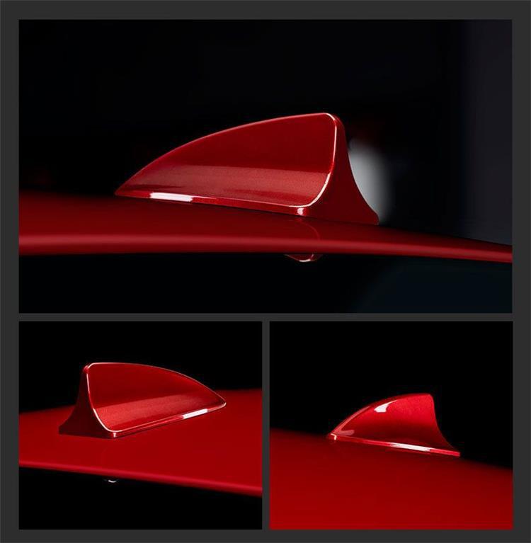 Suitable for 2021 Buick Yinglang Modified Shark Fin Antenna Shadow Gray Wheat Field Gold Snow White Car Roof Decoration