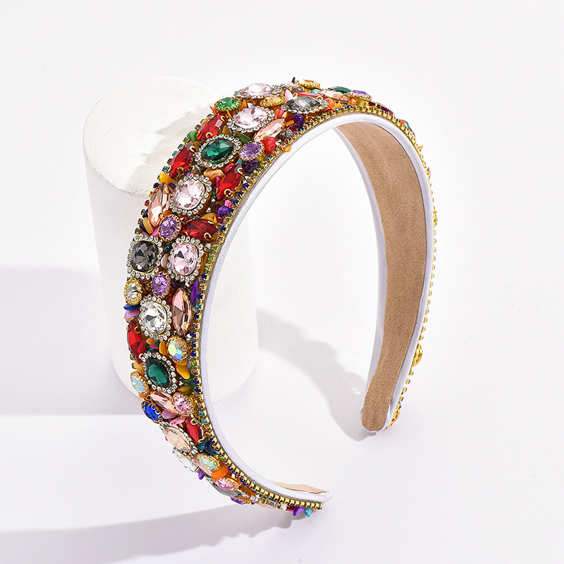 Banquet Occasion Luxurious Geometric Rhinestone Hair Band