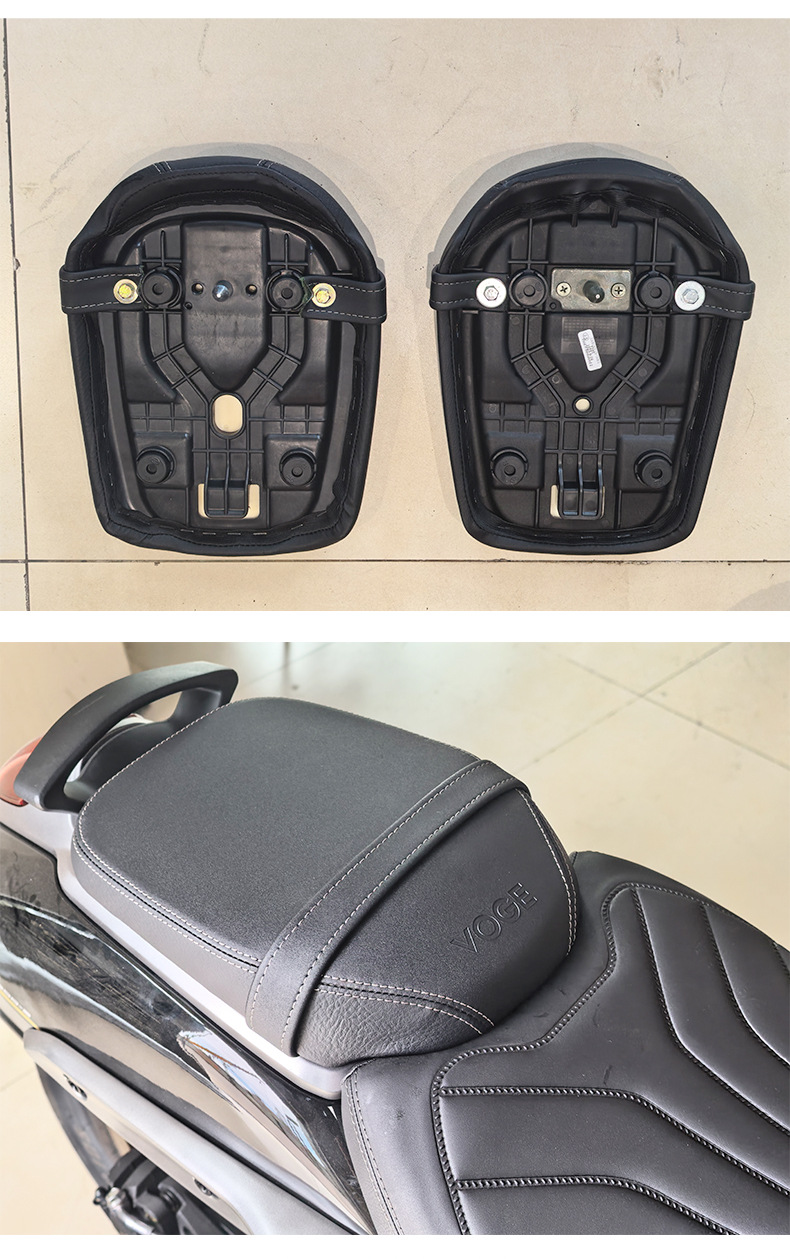 Suitable for Wuji Cu625 Modified Seat Cushion, Widened and Comfortable Seat Cushion, Splash-Proof, Non-Damaging Installation, Black Seat Cushion