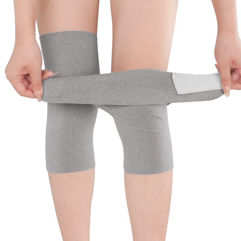 冷えた足を暖かく保つベルクロ膝パッド、高齢者向けエアコン、男女兼用の夏用厚手関節サイクリング膝パッド|undefined