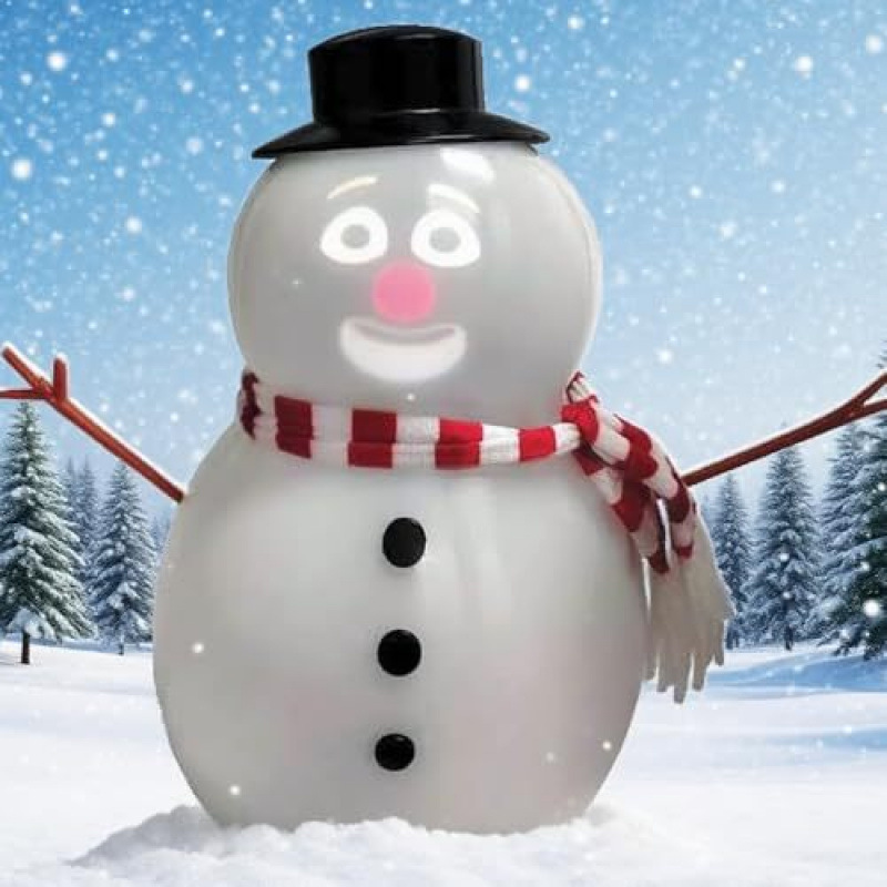 便携式新热销Talking Animated Blink Snowman会说话动画眨眼雪人|undefined