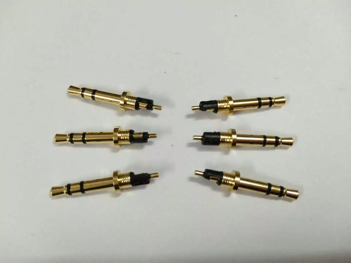 工厂直销2.5mm立体双音道耳机插针 2.5立体4.5盘外露13镀金插针