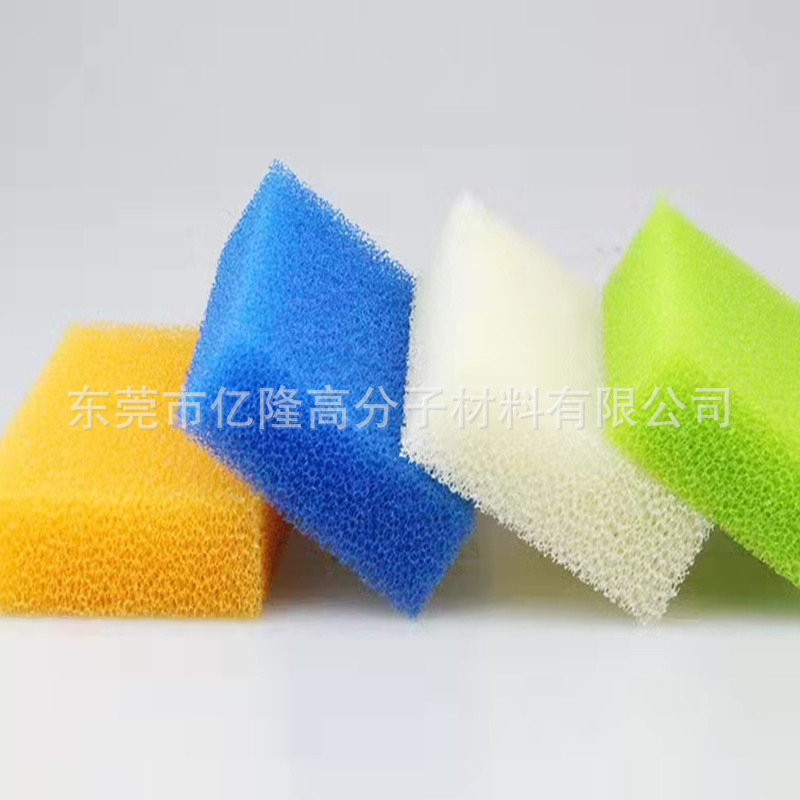 彩色pu海绵块鱼缸过滤器小型瀑布式壁挂微型水泵过滤海绵方块