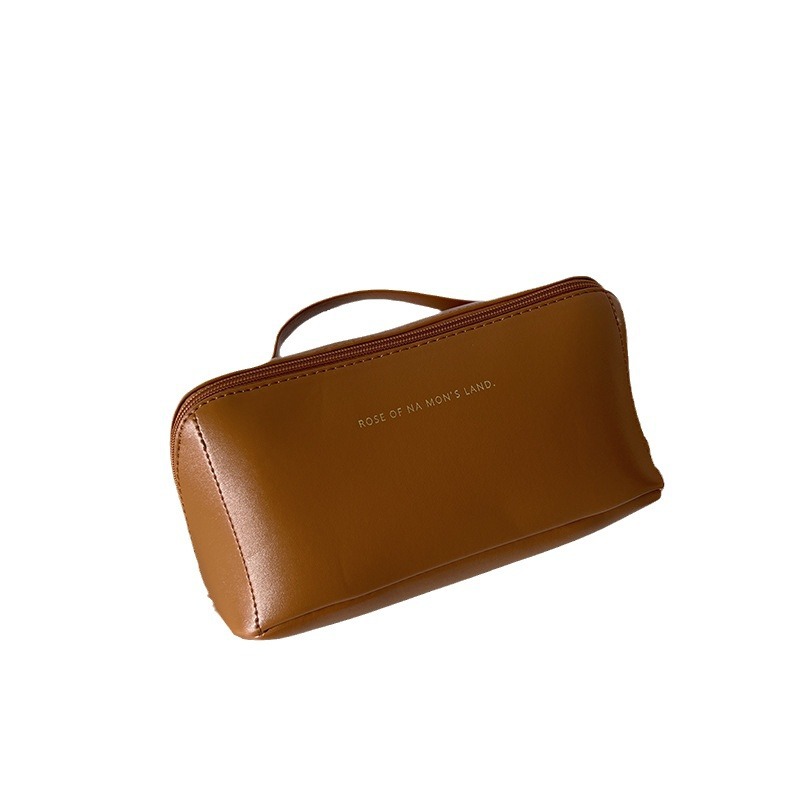 Capacious cosmetic bag