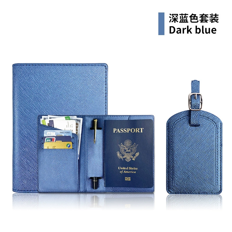 (Cross-border trading), protective passport case, polyurethane luggage tag, set