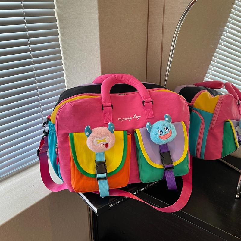 Large-capacity travel bag for women 2026 new model lightweight short-trip business trip storage bag hand luggage bag sports fitness bag Large-capacity travel bag for women 2026 new model lightweight short-trip business trip storage bag hand luggage bag sports fitness bag