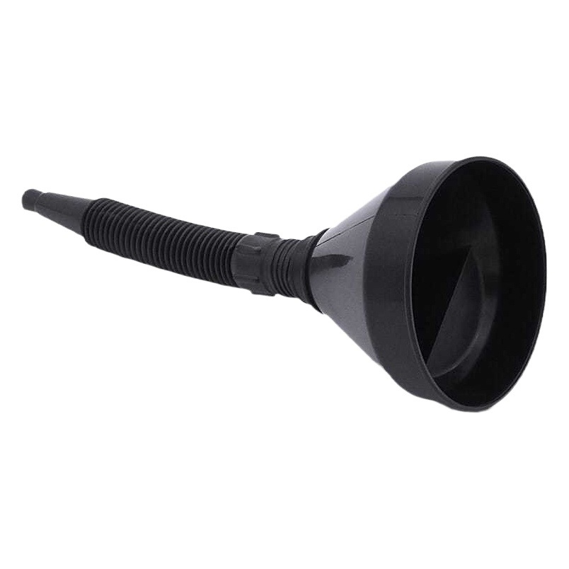 Guía de llenado de aceite de la motocicleta tubo de plástico embudo coche gasolina combustible líquido herramienta de reparación de combustible cubo doméstico