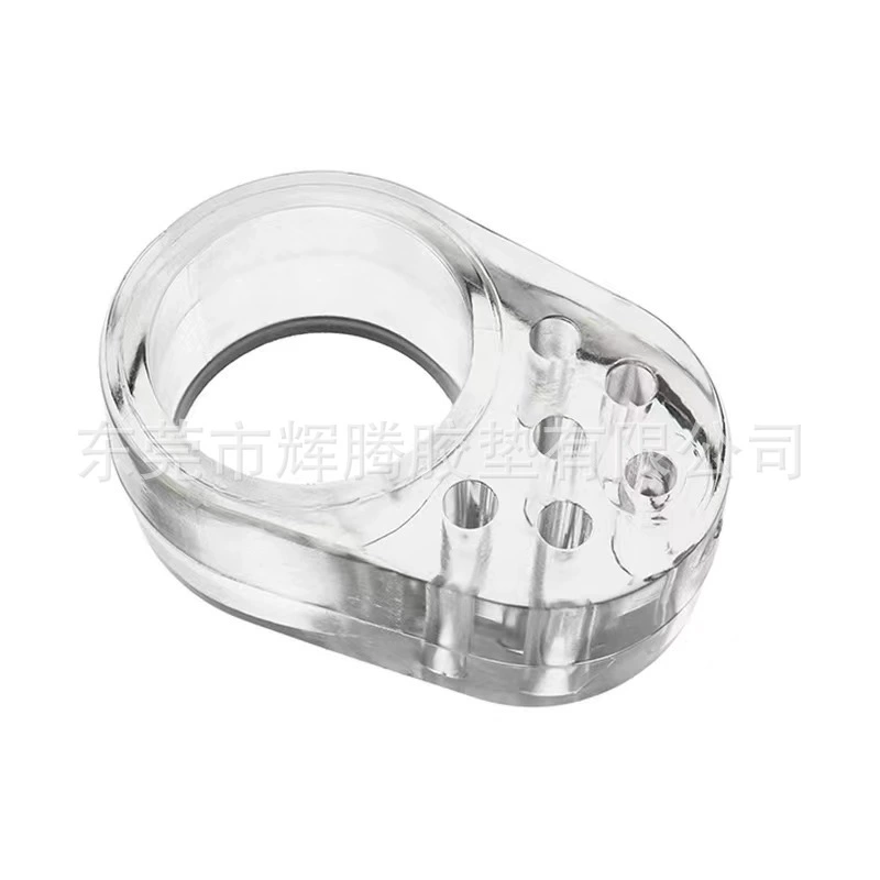 Внешняя торговля Горячая продажа DOORSTOP ПВХ прозрачный однокруговой дверной ручкой, противоударный чехол типа O дверной ручки, защитный чехол для буфера