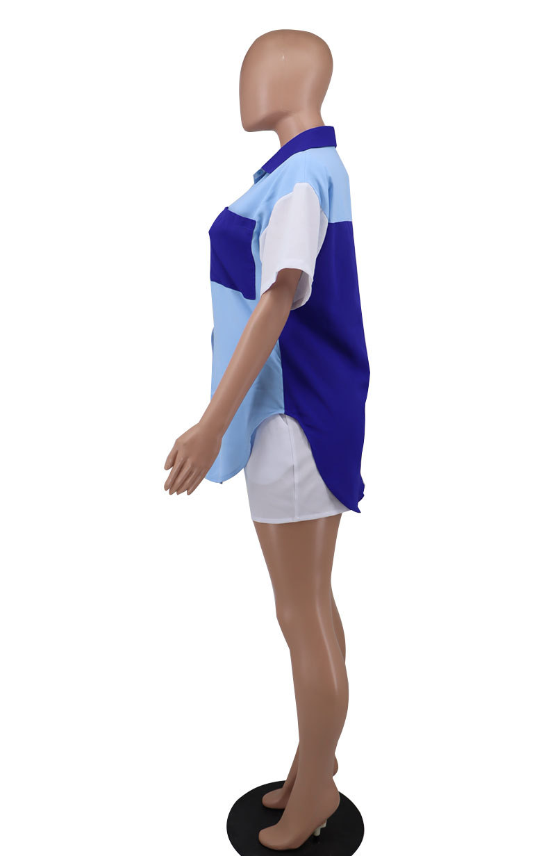 Short Sleeve Suit Casual Summer Women Shorts