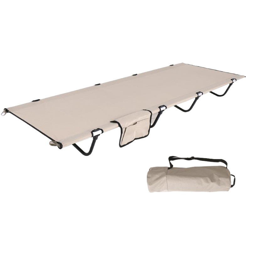 Guide Cross-Border Outdoor Ultra-Light Portable Camp Bed Outdoor Camping Style Aluminum Alloy Single Lunch Break Simple Camping Style