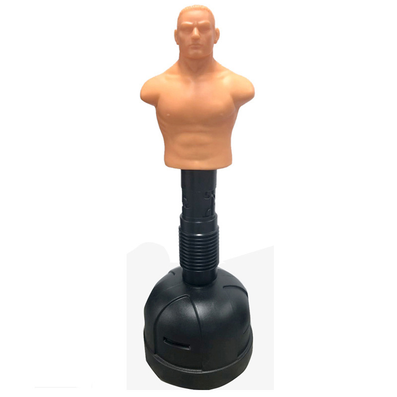 Muñeco de boxeo de goma transfronteriza, bolsa de arena de silicona, entrenamiento profesional, dumbbell doméstico, muñeco vertical