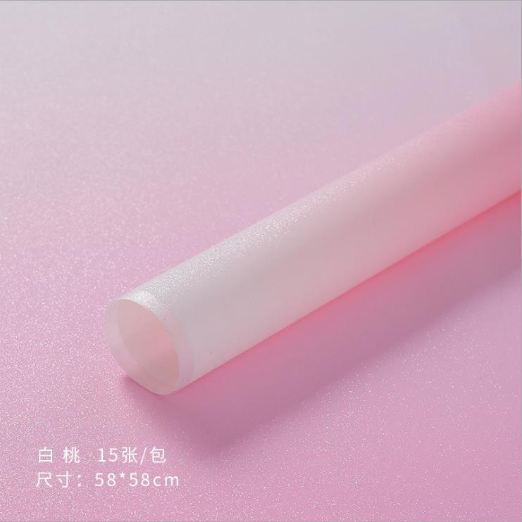 Nuevo colorido papel de embalaje de flores gradiente impermeable engrosado ramo de flores papel de embalaje de regalos