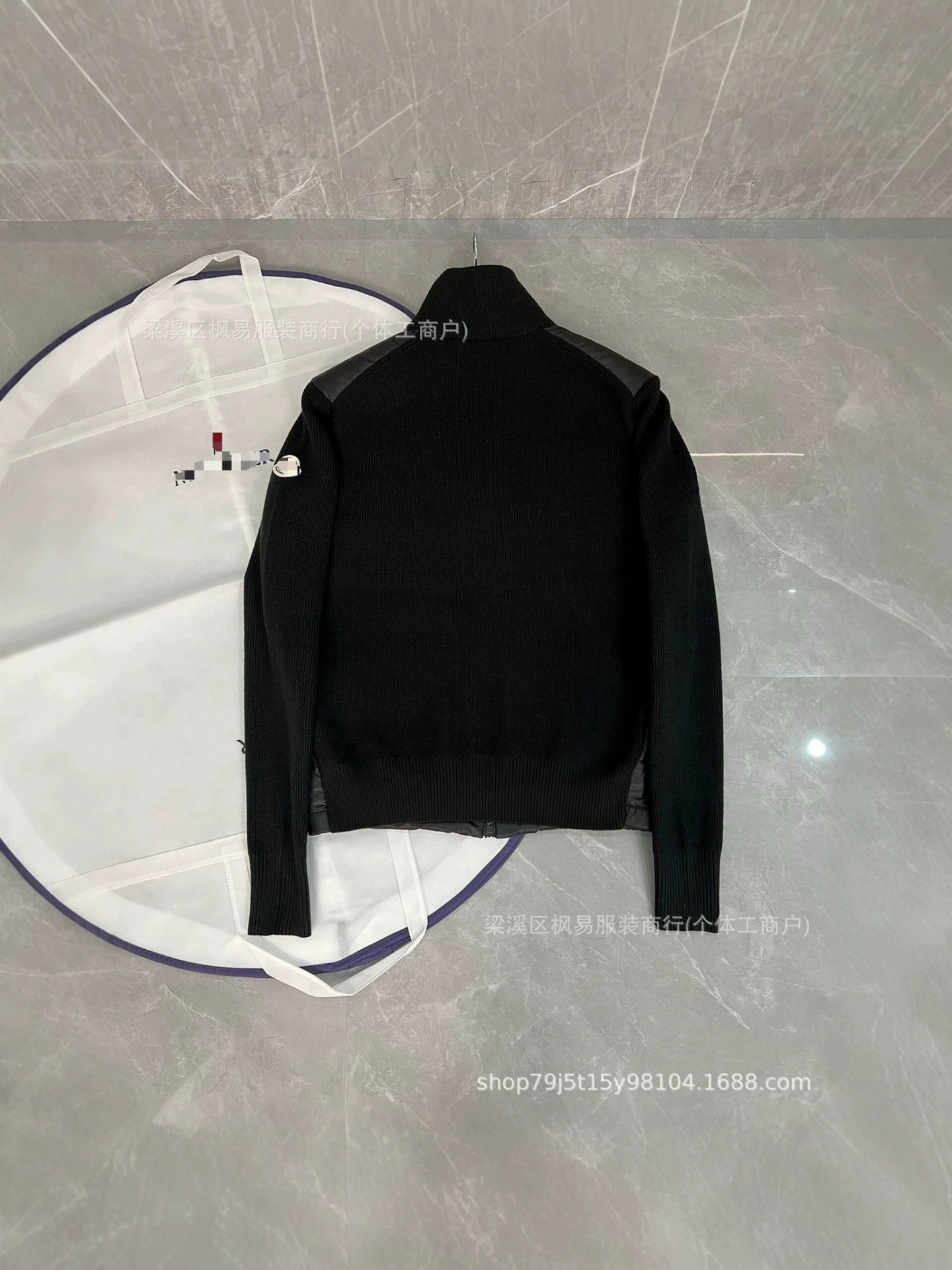 2026 nuevo M casa de punto chaqueta de plumón hombre empalmado blanco cuello vertical cálido abrigo ligero casual