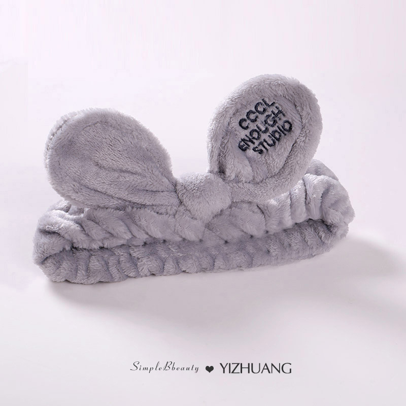 Máscara especial de banda de cabello de restricción simple de banda de cabello de lavado de la cara de mujer pinza de cabello rojo en línea 2025, nuevo toque de cabello otoño invierno